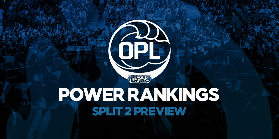 OPL Power Rankings: Split 2, Preview Week
