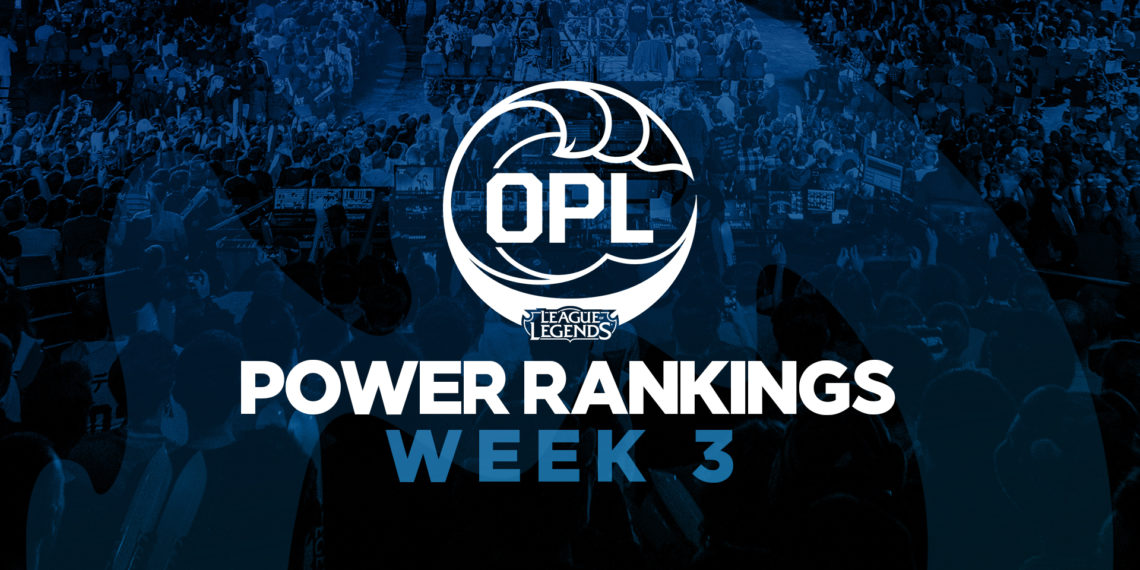 OPL Power Rankings: Split 2, Week Three