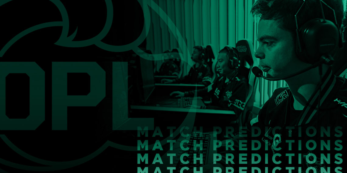 OPL Split 2, Week 4:  Match Predictions