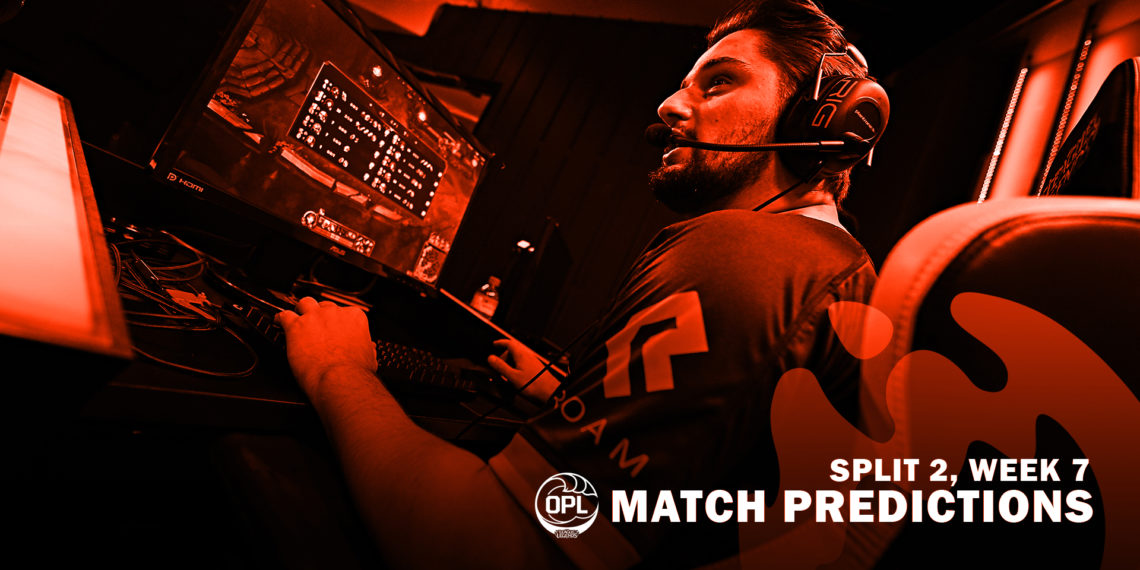 OPL Split 2, Week 7: Match Predictions