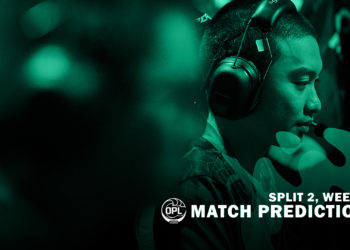 OPL Split 2, Week 10:  Match Predictions