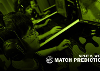OPL Split 2, Week 8:  Match Predictions