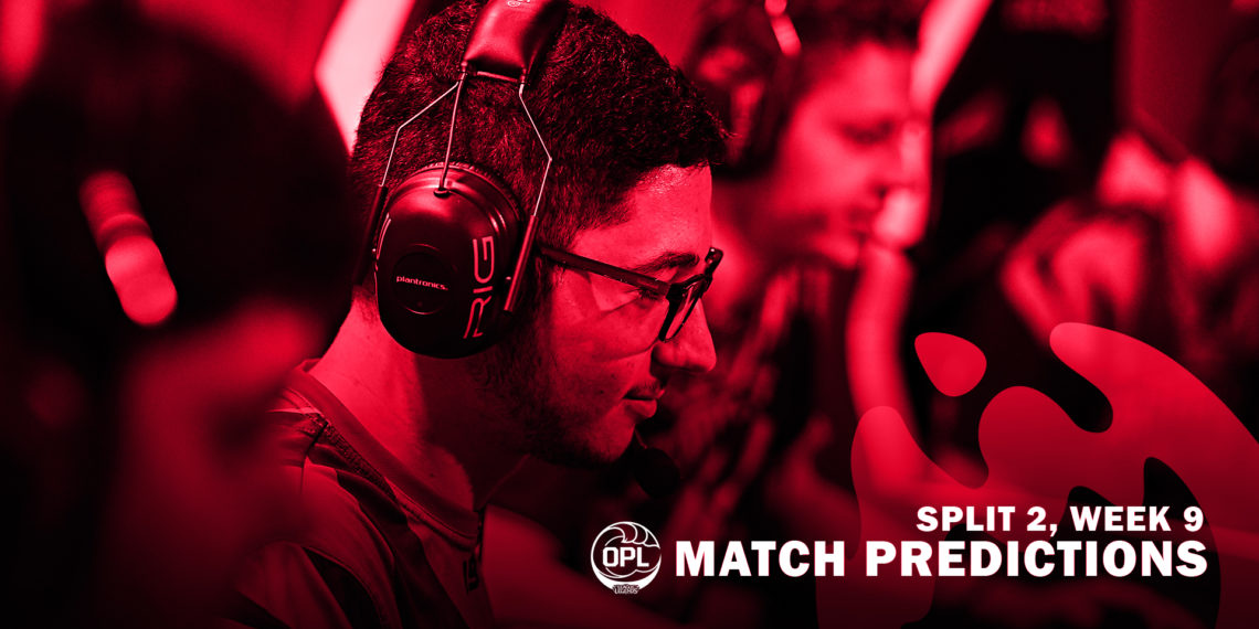 OPL Split 2, Week 9: Match Predictions