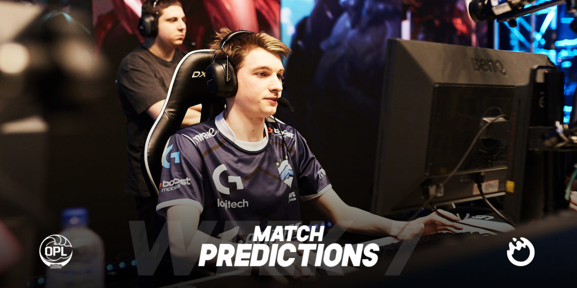OPL Split 1, Week 7: Match Predictions