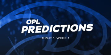 OPL Predictions: 2020 Split 1, Week 1
