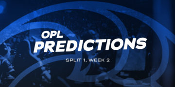 OPL Predictions: 2020 Split 1, Week 2