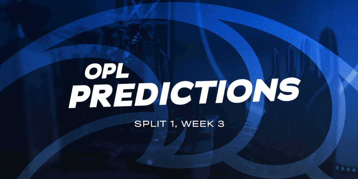 OPL Predictions: 2020 Split 1, Week 3