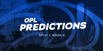 OPL Predictions: 2020 Split 1, Week 4