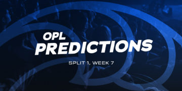 OPL Predictions: 2020 Split 1, Week 7
